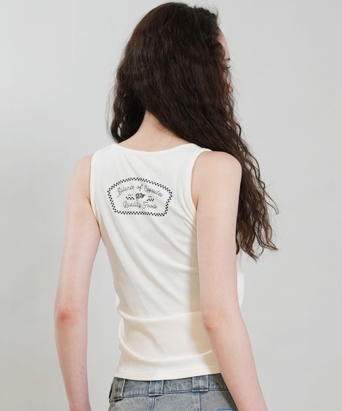 RVCA（ルーカ）の「RVCA/ルーカ レディース タンクトップ BG043353（タンクトップ・レディース・ライトピンク/オフホワイト/スミクロ・S/M）」の2枚目の写真