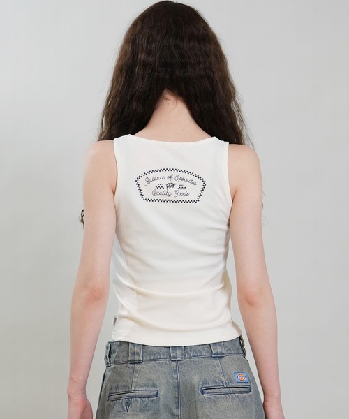 RVCA（ルーカ）の「RVCA/ルーカ レディース タンクトップ BG043353（タンクトップ・レディース・ライトピンク/オフホワイト/スミクロ・S/M）」の6枚目の写真