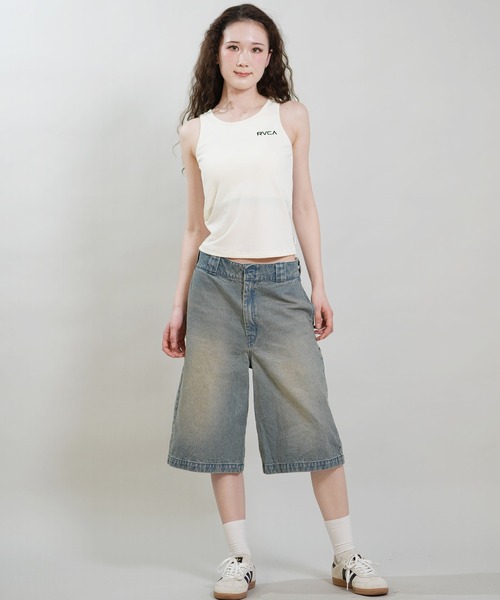 RVCA（ルーカ）の「RVCA/ルーカ レディース タンクトップ BG043353（タンクトップ・レディース・ライトピンク/オフホワイト/スミクロ・S/M）」の7枚目の写真