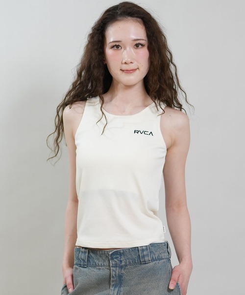 RVCA（ルーカ）の「RVCA/ルーカ レディース タンクトップ BG043353（タンクトップ・レディース・ライトピンク/オフホワイト/スミクロ・S/M）」の5枚目の写真