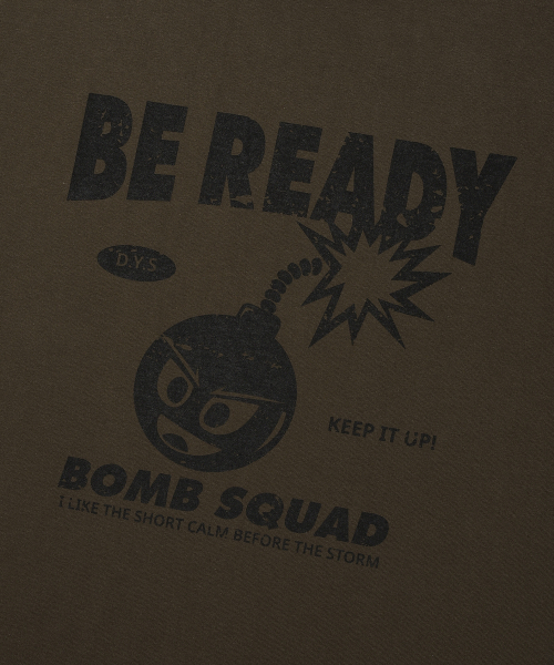 DYSFUNCT(ディスファンクト)の「BE READY T-SHIRT(KHAKI)(Tシャツ/カットソー・メンズ・その他・SMALL/MEDIUM/LARGE)」の4枚目の写真