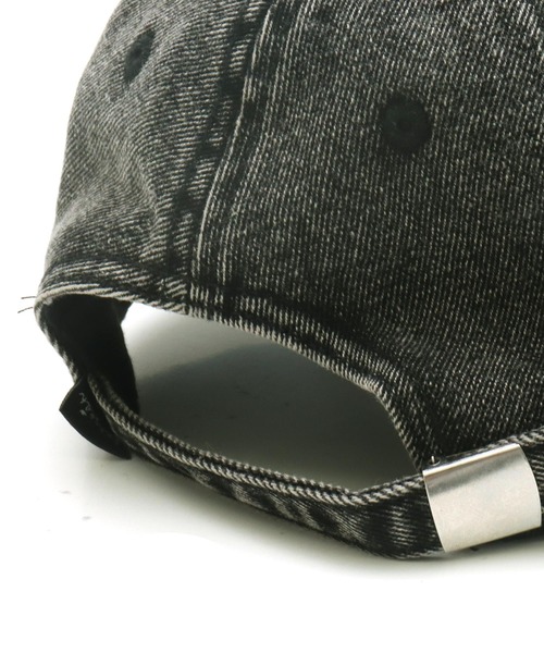 ANAP（アナップ）の「ワッペン ダメージデニム キャップ（キャップ・レディース・ベージュ/グレー・F）」の3枚目の写真