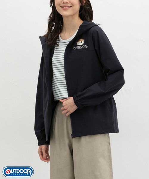 Honeys(ハニーズ)の「【アクティブウェア・ストレッチ・UVカット】OUTDOOR PRODUCTS/ブルゾン(ブルゾン・レディース・サックスブルー/オフホワイト/ネイビー/ピンク・L/LL/M/S)」の2枚目の写真