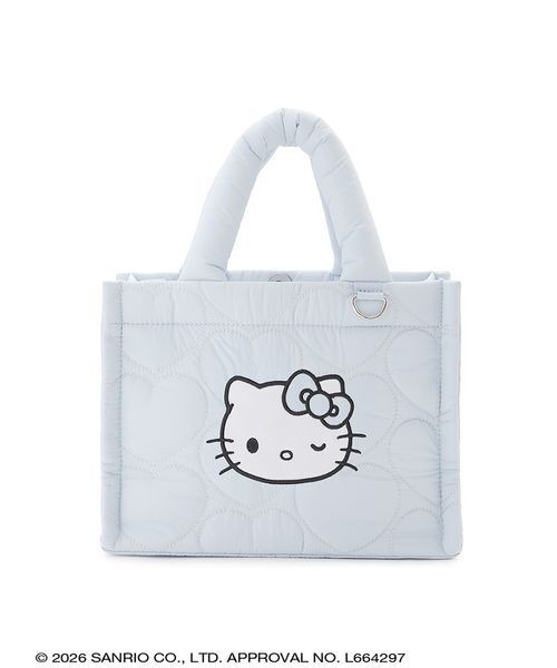 ハローキティ 2WAYハートキルティングバッグ（ハンドバッグ）｜sanrio