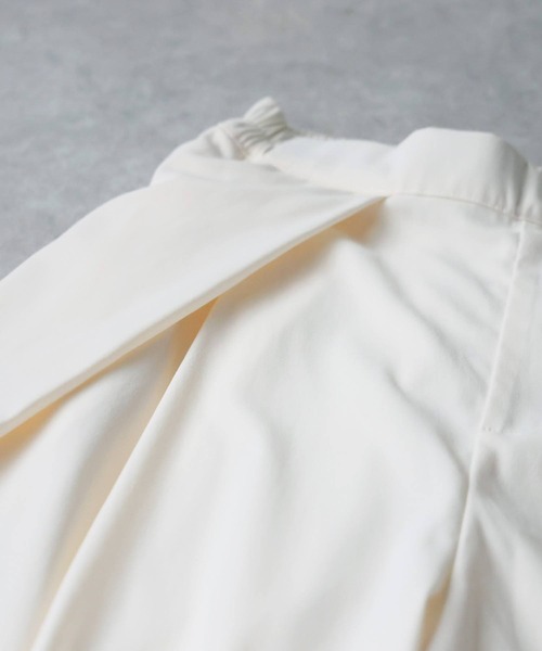 antiqua（アンティカ）の「ワイド ロング タックパンツ（その他パンツ・レディース・ブラック/ホワイト系その他/ホワイト・LARGE/MEDIUM）」の20枚目の写真