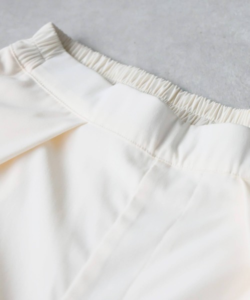 antiqua（アンティカ）の「ワイド ロング タックパンツ（その他パンツ・レディース・ブラック/ホワイト系その他/ホワイト・LARGE/MEDIUM）」の22枚目の写真