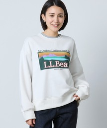L.L.Bean（エルエルビーン）の「エッセンシャル・スウェットシャツ、クルーネック ロゴ 米国フィット・プチ（スウェット）」