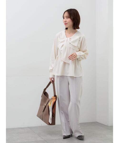 Te chichi（テチチ）の「ワンバックルショルダーバッグ（ハンドバッグ・レディース・ブラック/グレー・F）」の4枚目の写真