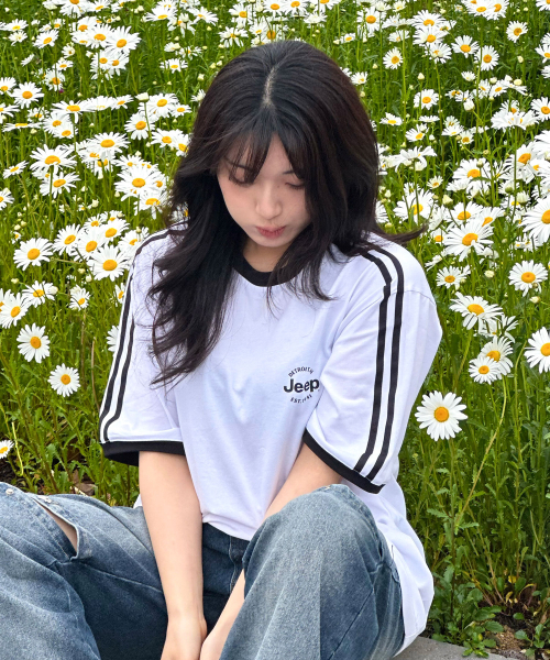 JEEP(ジープ)の「WAVY トラック半袖Tシャツ (JR5TSU131WH)(Tシャツ/カットソー・レディース・その他・SMALL/MEDIUM/LARGE/X-LARGE/2XL)」の1枚目の写真