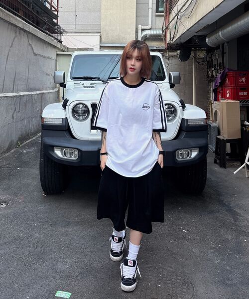 JEEP(ジープ)の「WAVY トラック半袖Tシャツ (JR5TSU131WH)(Tシャツ/カットソー・レディース・その他・SMALL/MEDIUM/LARGE/X-LARGE/2XL)」の21枚目の写真