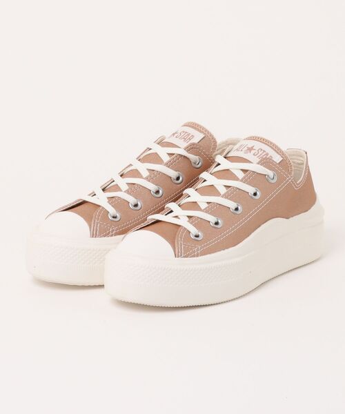 CONVERSE(コンバース)の「CONVERSE コンバース AS LIGHT PLTS II MT OX オールスター ライト PLTS Ⅱ MT OX 31317040 PINKGOLD(スニーカー・レディース・ピンク・6h/5h/5/4h/4/3h/7h/7)」の1枚目の写真