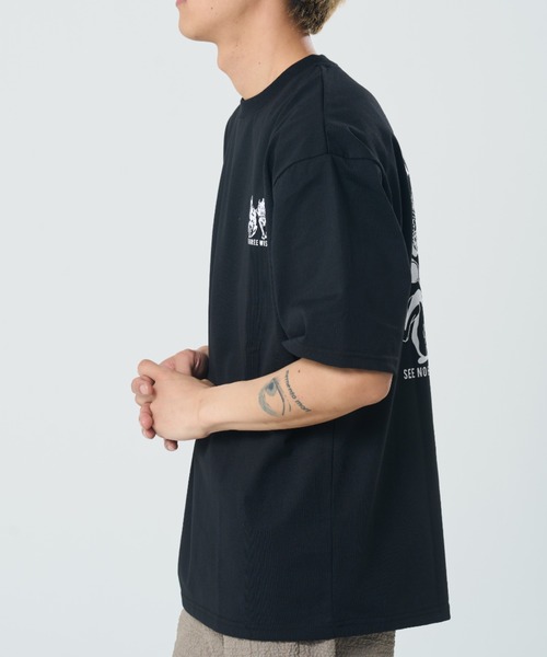 CORISCO（コリスコ）の「スリーワイズアニマル柄TEE(M1)（Tシャツ/カットソー・メンズ・ブラック系1/グレー系1/キナリ/オートミール/グレー系2/ホワイト系2/ホワイト系1/ブラック系2・X-LARGE/LARGE/MEDIUM）」の22枚目の写真