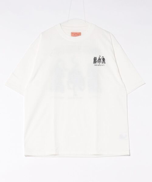 CORISCO（コリスコ）の「スリーワイズアニマル柄TEE(M1)（Tシャツ/カットソー・メンズ・ブラック系1/グレー系1/キナリ/オートミール/グレー系2/ホワイト系2/ホワイト系1/ブラック系2・X-LARGE/LARGE/MEDIUM）」の13枚目の写真