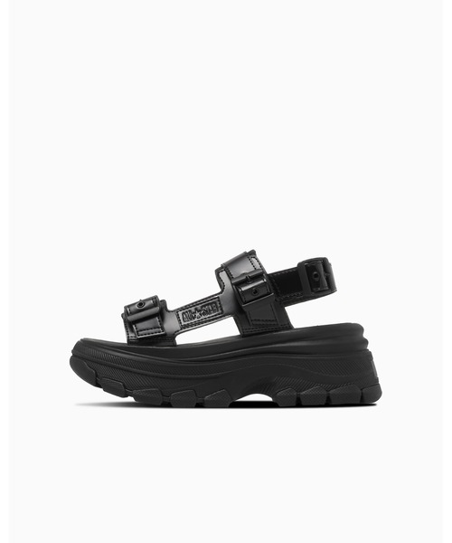 CONVERSE ALL STAR(コンバースオールスター)の「ALL STAR TREKWAVE SANDAL / オールスター トレックウエーブ サンダル(サンダル・レディース・ブラック×ブラック・7.5/6.5/5/4/3)」の2枚目の写真