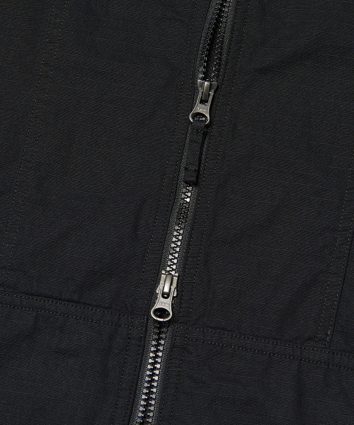 NOMANUAL(NOMANUAL)の「WASHED HOODED JACKET - BLACK(ナイロンジャケット・レディース・その他・LARGE/SMALL/MEDIUM)」の6枚目の写真