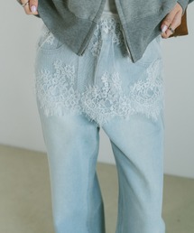 VANNIE U | 裾レース切替キャミ / カップ付(キャミソール)