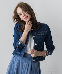 Viaggio Blu（ビアッジョブルー）の「ストレッチデニムGジャン（デニムジャケット）」