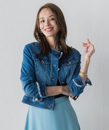 Viaggio Blu（ビアッジョブルー）の「ストレッチデニムGジャン（デニムジャケット）」