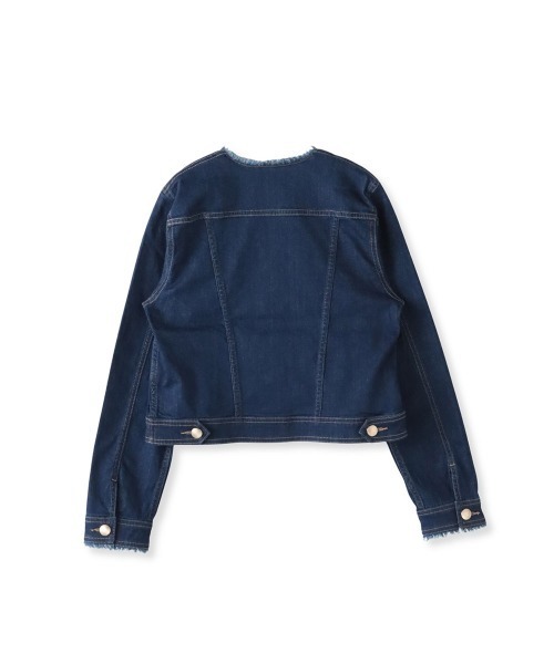 Viaggio Blu(ビアッジョブルー)の「ストレッチデニムGジャン(デニムジャケット・レディース・ブルー/ネイビー・S/M)」の15枚目の写真
