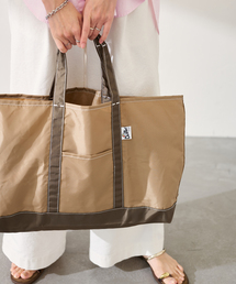 FRAMeWORK（フレームワーク）の「DRIFTER/ドリフター ナイロンTOTEバッグ（ブラウン）（トートバッグ）」