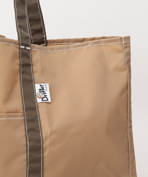 FRAMeWORK（フレームワーク）の「DRIFTER/ドリフター ナイロンTOTEバッグ（ブラウン）（トートバッグ・レディース・ウッド・FREE）」の16枚目の写真