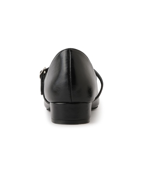 ROPE' PICNIC(ロペピクニック)の「スクエアトゥローヒールストラップシューズ(パンプス・レディース・ブラック/キナリ・24.5/24/23/23.5)」の5枚目の写真