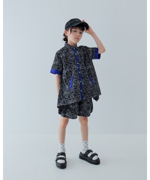 unica(ユニカ)の「many Bear カラーシャツ(シャツ/ブラウス・キッズ・ブラック/オフホワイト・L/XL)」の13枚目の写真