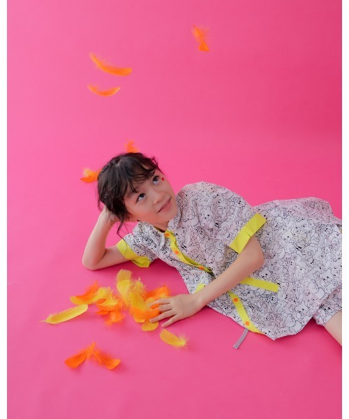 unica(ユニカ)の「many Bear カラーシャツ(シャツ/ブラウス・キッズ・ブラック/オフホワイト・L/XL)」の15枚目の写真