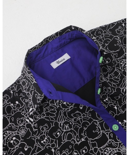 unica(ユニカ)の「many Bear カラーシャツ(シャツ/ブラウス・キッズ・ブラック/オフホワイト・L/XL)」の21枚目の写真