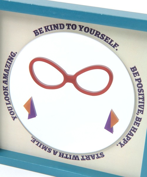 niko and...（ニコアンド）の「デザインミラー（ミラー・レディース・ブルー・0）」の4枚目の写真