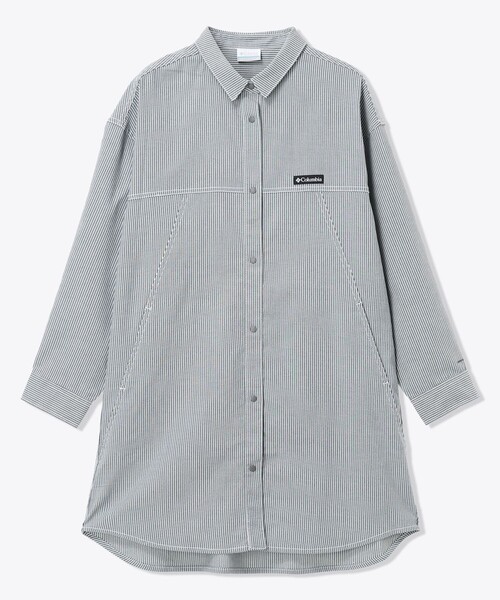 Columbia(コロンビア)の「UVカット Columbia/ ウィメンズ トゥリースワロー シャツドレス /コロンビア(シャツ/ブラウス・レディース・ネイビー/ダークネイビー・S/M/L/XL)」の7枚目の写真