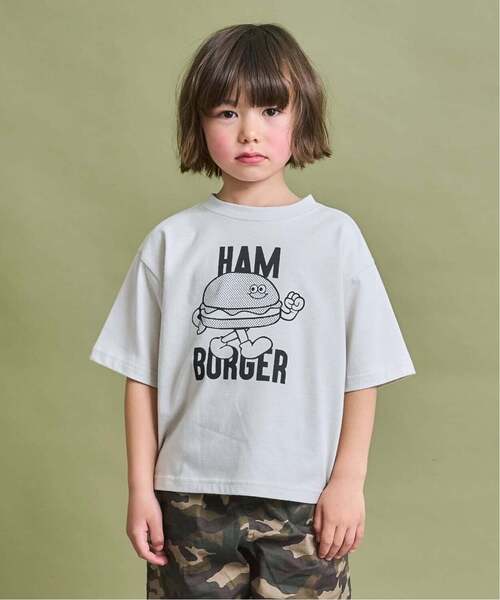 b・ROOM（ビールーム）の「【防汚・速乾・型崩れしない】ジャンクフードアソートプリントTシャツ（Tシャツ/カットソー・キッズ・ネイビー/レッド系その他/モカ/ブラック・130cm/120cm/150cm/140cm/100cm/110cm）」の2枚目の写真