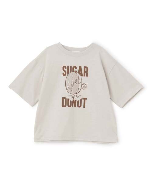 b・ROOM（ビールーム）の「【防汚・速乾・型崩れしない】ジャンクフードアソートプリントTシャツ（Tシャツ/カットソー・キッズ・ネイビー/レッド系その他/モカ/ブラック・130cm/120cm/150cm/140cm/100cm/110cm）」の5枚目の写真