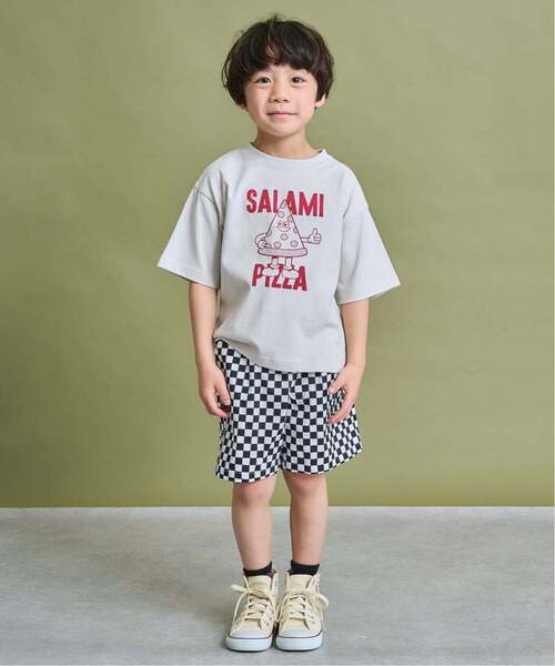 b・ROOM（ビールーム）の「【防汚・速乾・型崩れしない】ジャンクフードアソートプリントTシャツ（Tシャツ/カットソー・キッズ・ネイビー/レッド系その他/モカ/ブラック・130cm/120cm/150cm/140cm/100cm/110cm）」の18枚目の写真