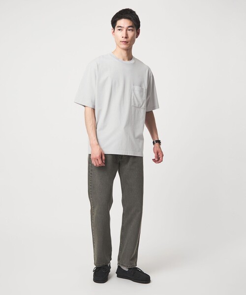 green label relaxing（グリーンレーベルリラクシング）の「ヴィンテージライク 半袖 カットソー Tシャツ（Tシャツ/カットソー・メンズ・レッド/ライトブルー/ライトグレー・XL/S/M/L）」の5枚目の写真