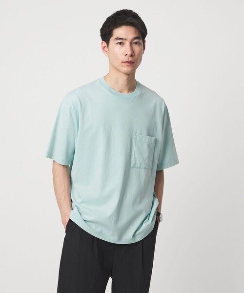 green label relaxing（グリーンレーベルリラクシング）の「ヴィンテージライク 半袖 カットソー Tシャツ（Tシャツ/カットソー・メンズ・レッド/ライトブルー/ライトグレー・XL/S/M/L）」の6枚目の写真