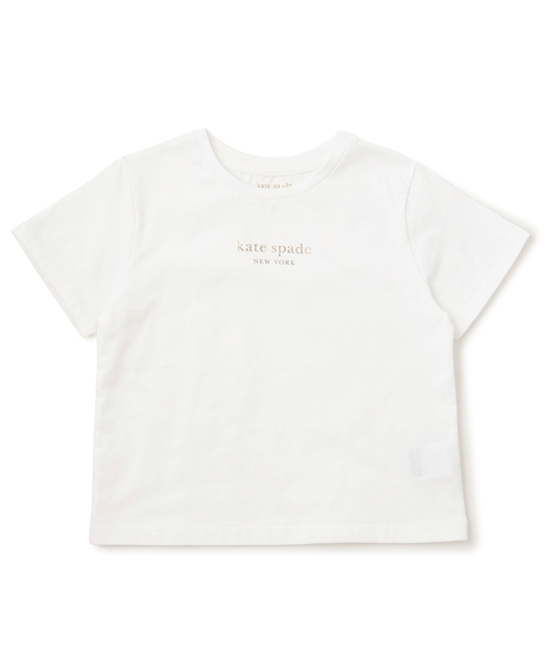 kate spade new york kids（ケイトスペードニューヨーク）の「ベーシックロゴTシャツ（Tシャツ/カットソー・キッズ・エメラルド/オフホワイト/ブラック・140cm/130cm/110cm/160cm/150cm/120cm）」の2枚目の写真