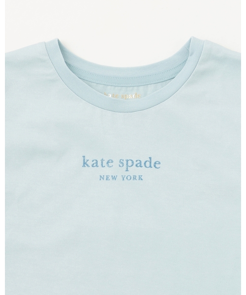 kate spade new york kids（ケイトスペードニューヨーク）の「ベーシックロゴTシャツ（Tシャツ/カットソー・キッズ・エメラルド/オフホワイト/ブラック・140cm/130cm/110cm/160cm/150cm/120cm）」の10枚目の写真