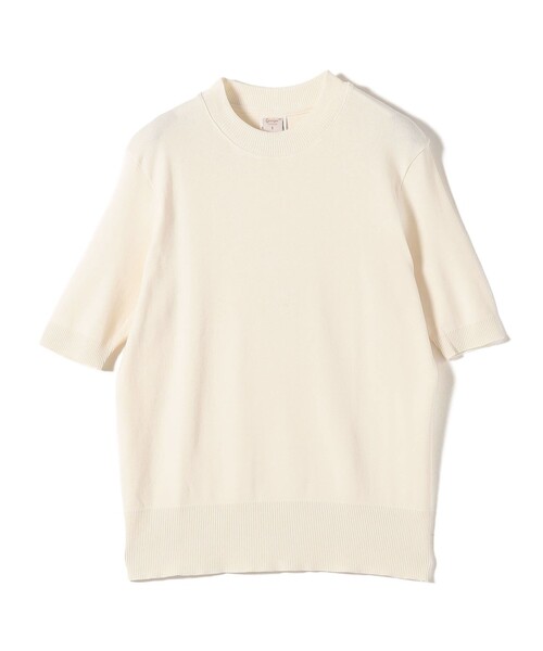 gicipi(ジチピ)の「gicipi:5分袖 プルオーバー(CRISTALLO)(Tシャツ/カットソー・レディース・オフホワイト/グレー/レッド/ブラック・ONE SIZE)」の1枚目の写真