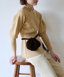 murir（ミュリール）の「3WAY ベロア巾着ショルダー（ショルダーバッグ）」