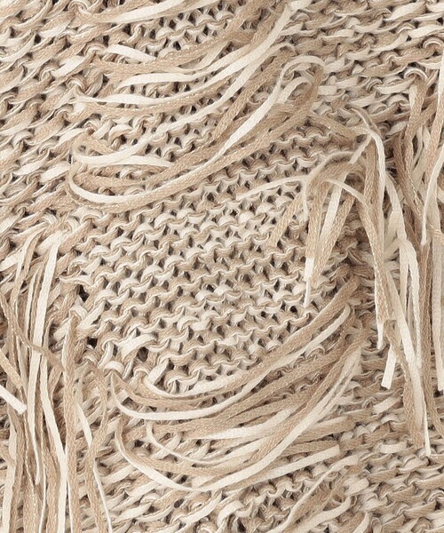 NICOLE white（ニコルホワイト）の「テープヤーンカーディガン（カーディガン/ボレロ・レディース・ベージュ/カーキ・FREE）」の12枚目の写真