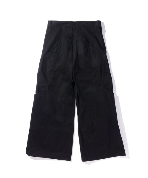 GOAT ESSENCE（ゴートエッセンス）の「COTTON BAGGY PANTS（デニムパンツ・メンズ・ブラック/ホワイト・2/1）」の5枚目の写真