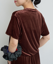 IENA LA BOUCLE トリアセベロアTシャツ