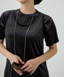 IENA LA BOUCLE | IENA LA BOUCLE トリアセベロアTシャツ(Tシャツ/カットソー)