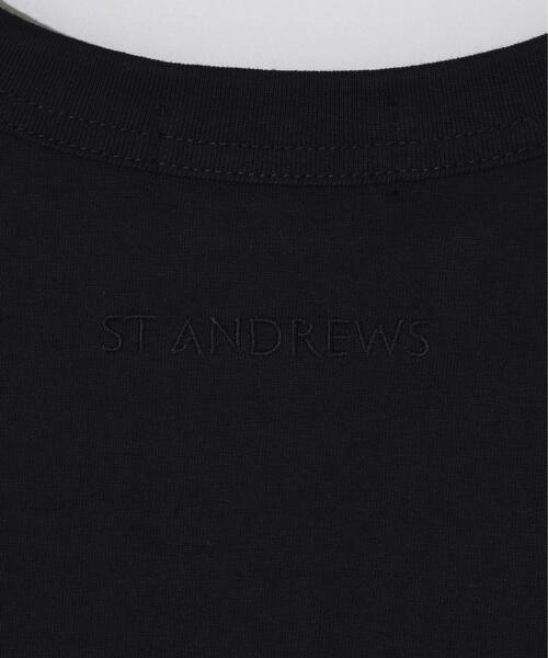 St ANDREWS(セントアンドリュース)の「【St ANDREWS】プレーティング天竺半袖Tシャツ (WOMENS)(Tシャツ/カットソー・レディース・ホワイト/ブラック・M/S)」の19枚目の写真