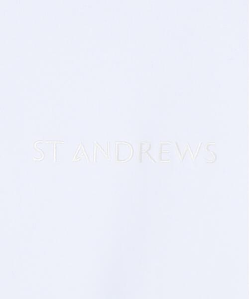 St ANDREWS(セントアンドリュース)の「【St ANDREWS】プレーティング天竺半袖Tシャツ (WOMENS)(Tシャツ/カットソー・レディース・ホワイト/ブラック・M/S)」の6枚目の写真