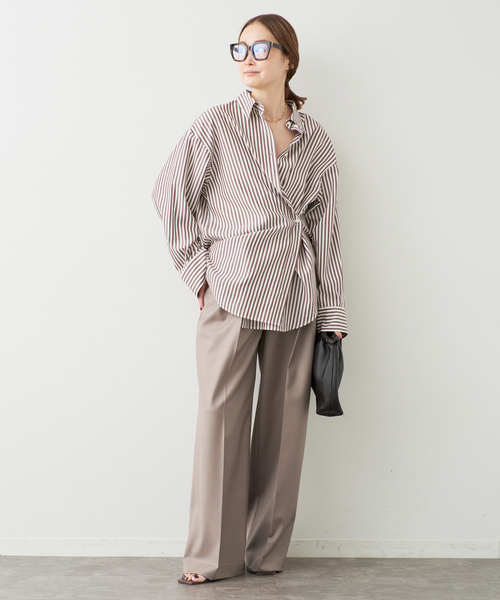 Deuxieme Classe(ドゥーズィエムクラス)の「* Freestyle シャツ(stripe)(シャツ/ブラウス・レディース・チョコ・FREE)」の10枚目の写真