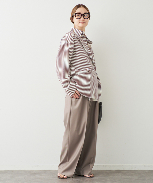 Deuxieme Classe(ドゥーズィエムクラス)の「* Freestyle シャツ(stripe)(シャツ/ブラウス・レディース・チョコ・FREE)」の11枚目の写真