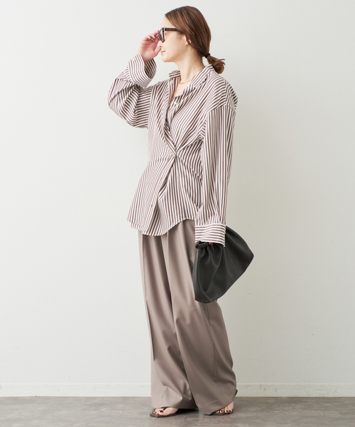 Deuxieme Classe(ドゥーズィエムクラス)の「* Freestyle シャツ(stripe)(シャツ/ブラウス・レディース・チョコ・FREE)」の12枚目の写真