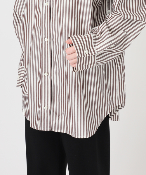 Deuxieme Classe(ドゥーズィエムクラス)の「* Freestyle シャツ(stripe)(シャツ/ブラウス・レディース・チョコ・FREE)」の19枚目の写真